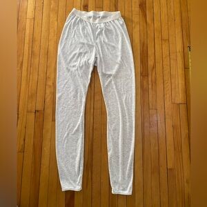 Patagonia Capilene Base Layer Thermal Pants, Men’s Size Medium, Heathered Grey